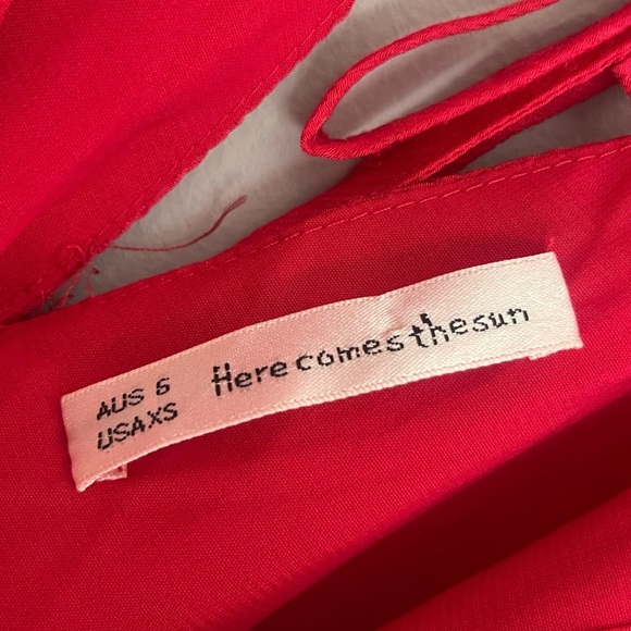 Hello Molly Red Read Your Texts Dress - Picture 4 of 4